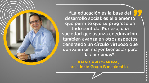 Opinión de Juan Carlos Mora sobre la importancia de la educación para el desarrollo de una sociedad.