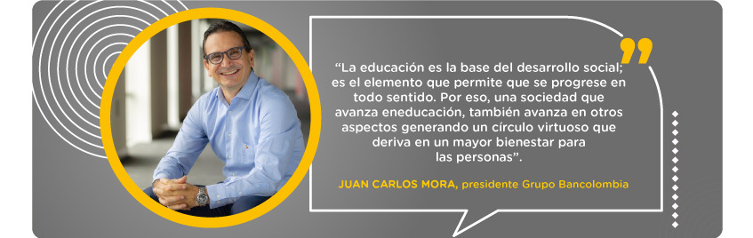 Opinión de Juan Carlos Mora sobre la importancia de la educación para el desarrollo de una sociedad.
