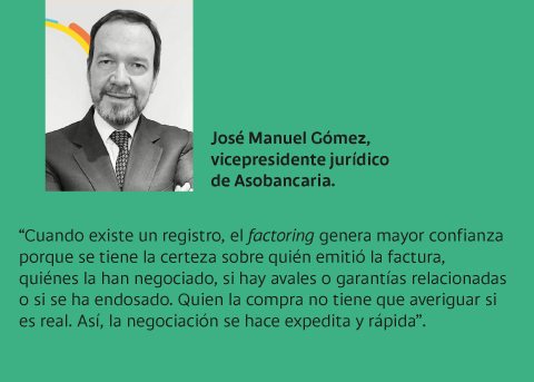 Jose Manuel Gómez, Asobancaria, sobre el factoring
