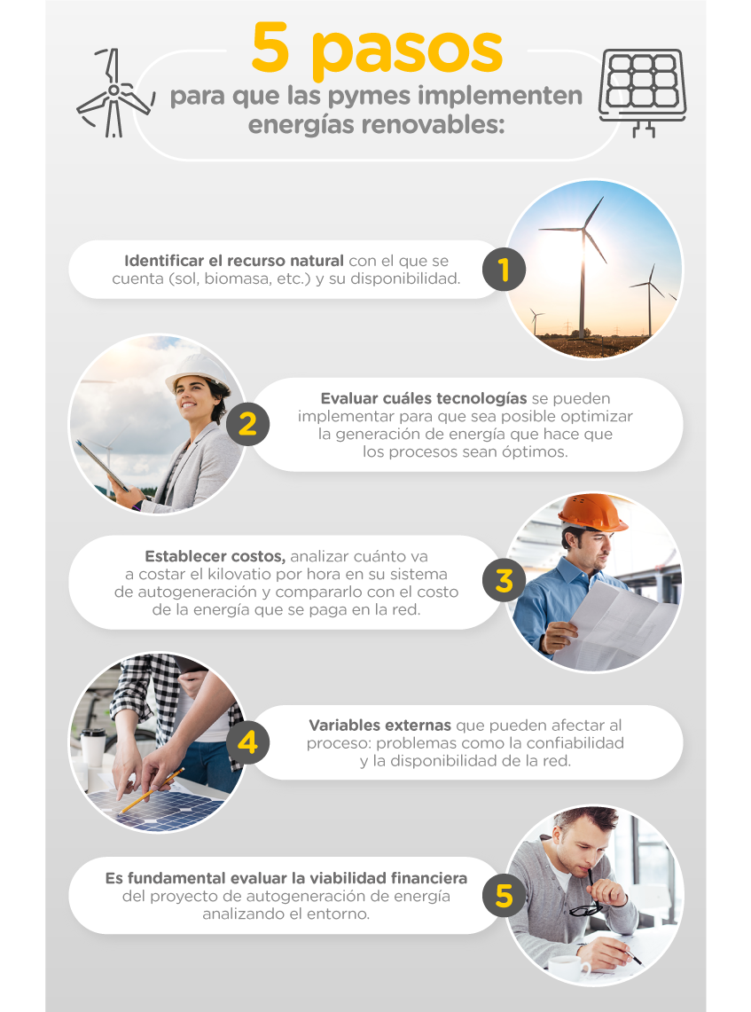 5 pasos para implementar energías renovables 