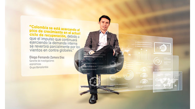 Concepto de Diego Zamora, gerente de investigaciones económicas del Grupo Bancolombia, sobre crecimiento económico colombiano en el mediano plazo.