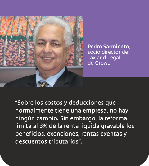 Pedro Sarmiento, socio director de Tax and Legal de Crowe.