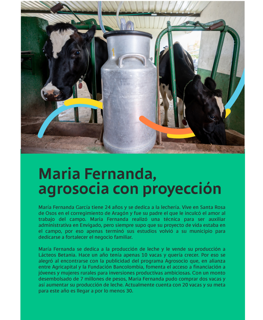 Historia de la lechería de María Fernanda García