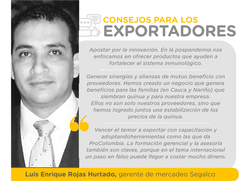 Luis Enrique Rojas aconseja a los exportadores