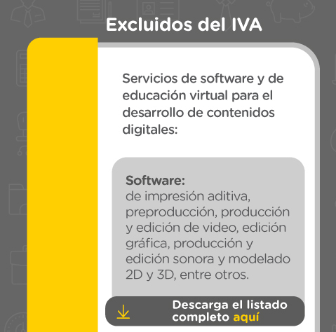 Servicios de software exentos de IVA.