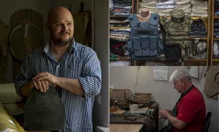 Emprendedores ucranianos hacen de la guerra su negocio