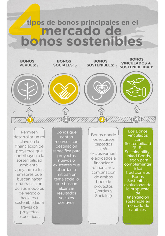 Tipos de bonos sostenibles en 2021
