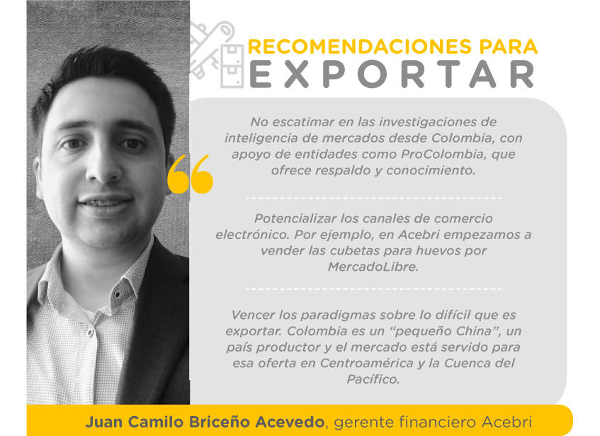 Juan Camilo Briceño brinda sus recomendaciones para exportar