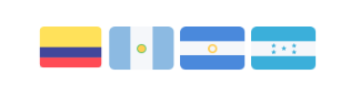 Colombia, El Salvador, Honduras y Guatemala