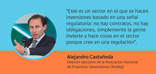 Opinión de Alejandro Castañeda, director ejecutivo de la Asociación Nacional de Empresas Generadoras (Andeg).