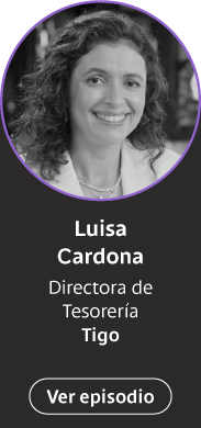 Luisa Cardona, directora de Tesorería de Tigo.