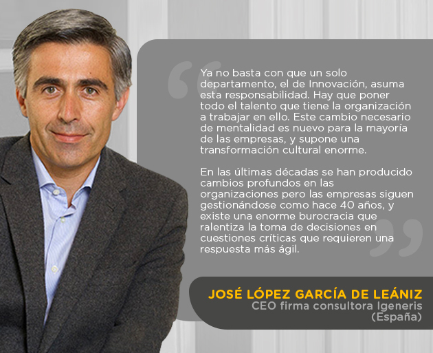 Opinión de José López García de Leániz, CEO de la firma consultora Igeneris