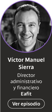 Víctor Sierra, director administrativo y financiero de EAFIT.
