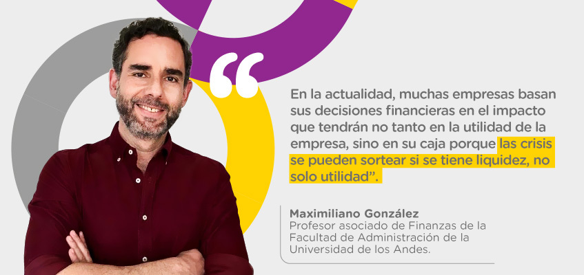 Foto de Maximiliano González, profesor de Finanzas de la Facultad de Administración de la Universidad de los Andes.