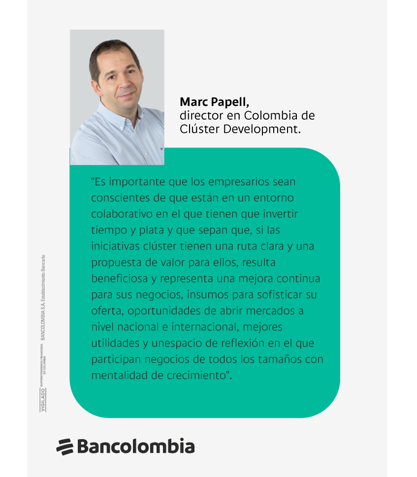 Opinión de Marc Papell, director en Colombia de Clúster Development