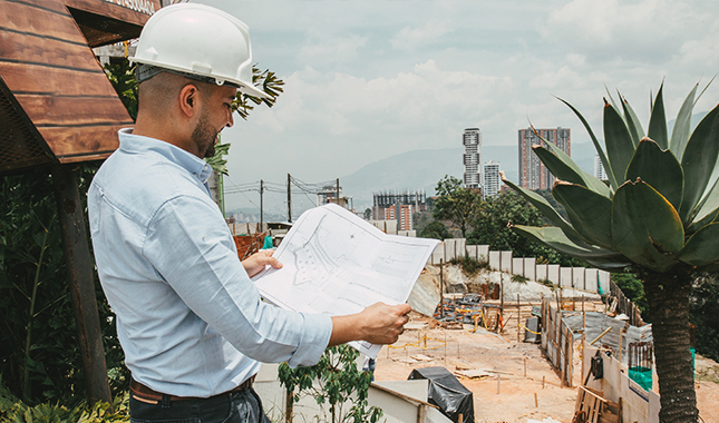 Desempeño del sector construcción en Colombia en febrero 2021