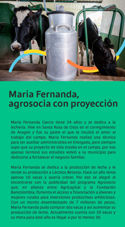 Historia de la lechería de María Fernanda García