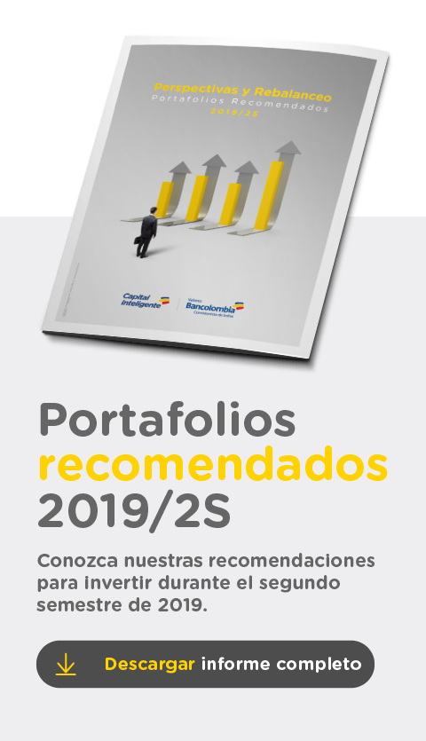 Descargue aquí el informe con los Portafolios Recomendados Bancolombia para el 2S 2019.