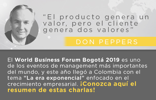 Resumen charla de Don Peppers en el World Business Forum 2019